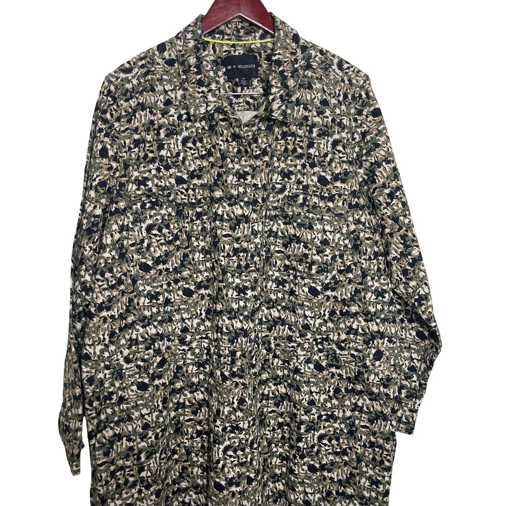BP + WildFang Utility Camo Print Coveralls Jumpsuit Size 3X - Picture 4 of 11